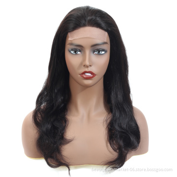 Cheap 100% Natural Human Hair Body Wave  Front Lace Wigs U Part Human Hair Lacefront Wigs with Baby Hair Frontal Lace Women Wig
